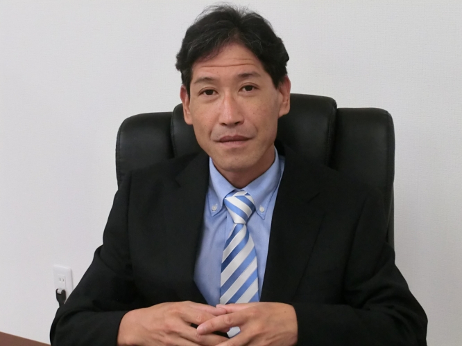 代表取締役社長　濱野勇治 