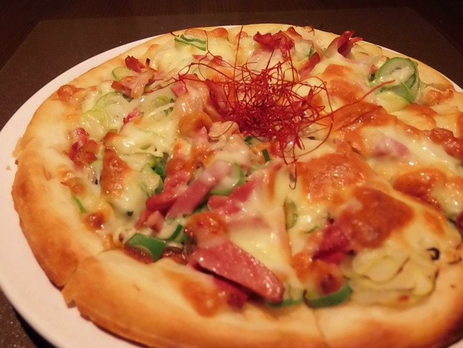 越谷鴨ネギピザ（こしがやブランド認定品） 